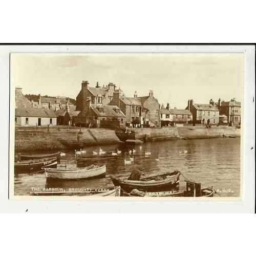 Angus BROUGHTY FERRY Harbour Postcard by Valentine (A.809)