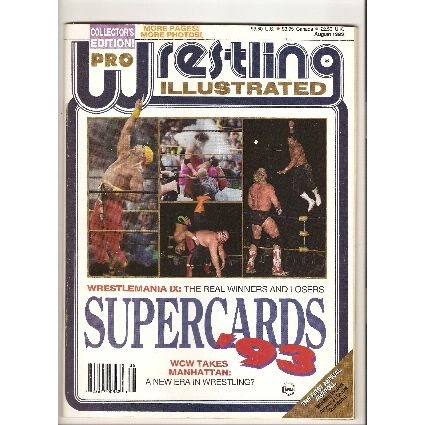 PRO WRESTLING ILLUSTRATED magazine AUGUST 1993 WRESTLEMANIA IX
