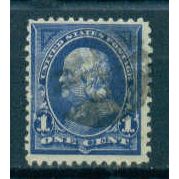 Used 264 1c Benjamin Franklin Barely Clears M03015
