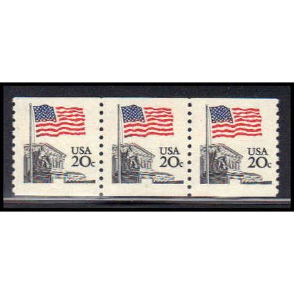 1895 20c U.S. Flag Fine MNH SG PNC 3/3 PA2205