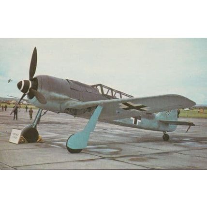 Focke Wufl FW 190 Plane Aircraft Photo Postcard