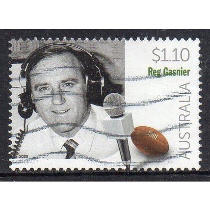 Australia 2020 Word of Sport - Reg Gasnier, Rugby League $1.10 Used