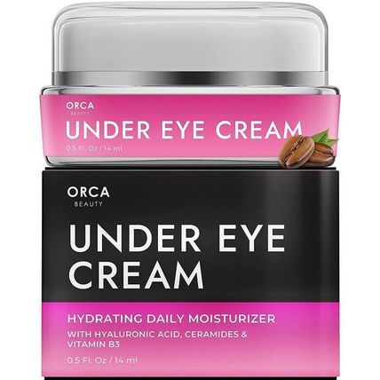 Orca Beauty Anti-Aging Under Eye Cream for Dark Circles/Puffiness/Wrinkles-0.5oz