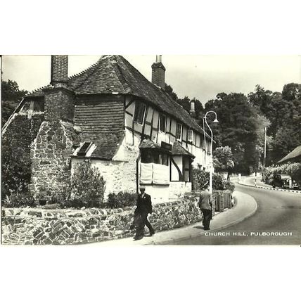 Sussex PULBOROUGH Church Hill Postcard