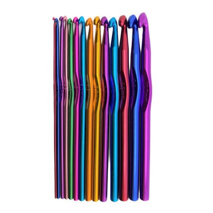 Metal Crochet Hook sizes 2mm to 10mm - Craft Knitting Yarn Needles Sew UK SELLER