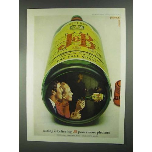 1967 J&B Scotch Ad - Tasting