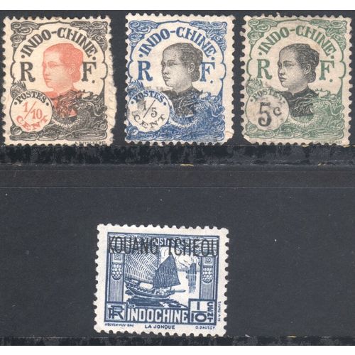 Indo China - small collection MH & FU