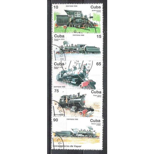 Cuba N° 3552/56 YVERT OBLITERE ( USED )