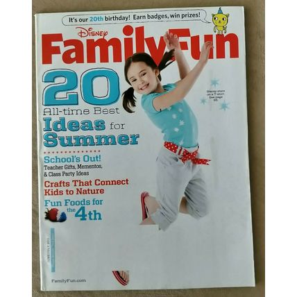 Disney FamilyFun Magazine June/July 2011