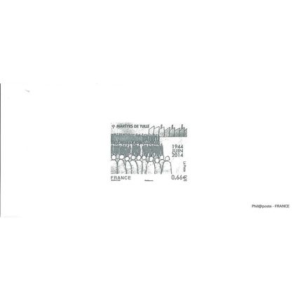 France 5854 GR: Gravure: 70th Anniversary of the Massacre of Tulle.