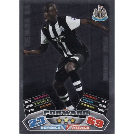 Match Attax 2011/2012 196 Demba Ba Newcastle United Star Signing