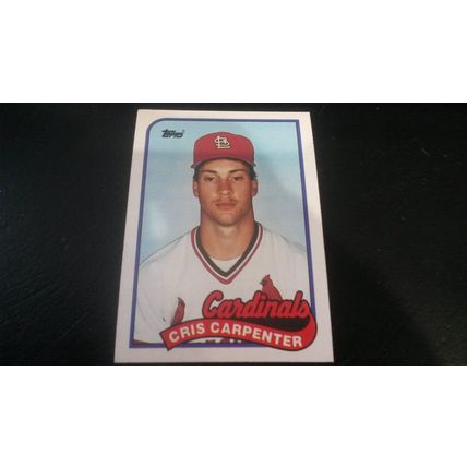 1989 Topps Card # 282 Cris Carpenter Excellent (5) St Louis Cardinals