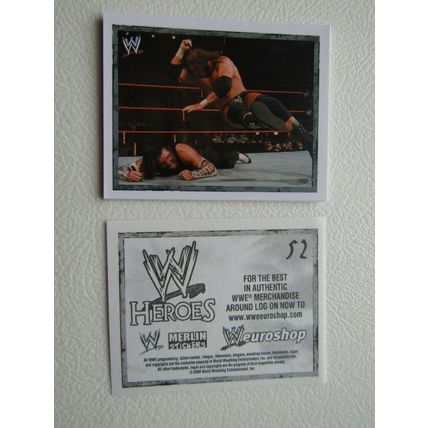 Topps - Merlin 2008 WWE Heroes Wresting Stickers 1-216 & P1-P15 Variants (EB2)