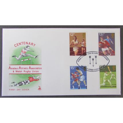 MERCURY - SPORT CENTENARIES FIRST DAY COVER 1980