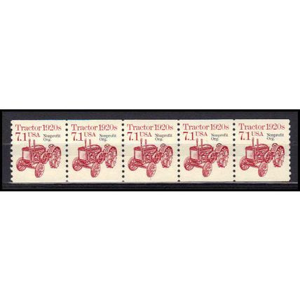2127a 7.1c Tractor Very Fine MNH Dry Gum PNC 1/5 X0837