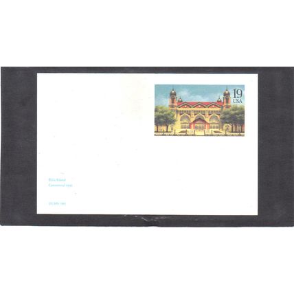 UX165 19c Ellis Island CV01348