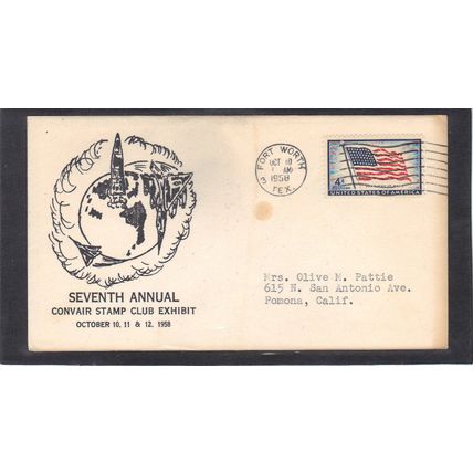 Event 7th Annual Exhibit 1094 4c Flag (Unkn Cachet-Typed/A) CV41474