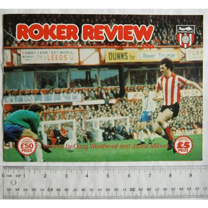 1976 programme Sunderland v. Manchester City, Roker Review Vol. 6 No. 4