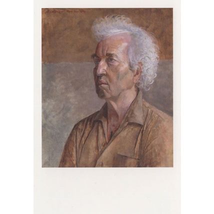 Robert Graves I Claudius Book Author Rare London Gallery Postcard