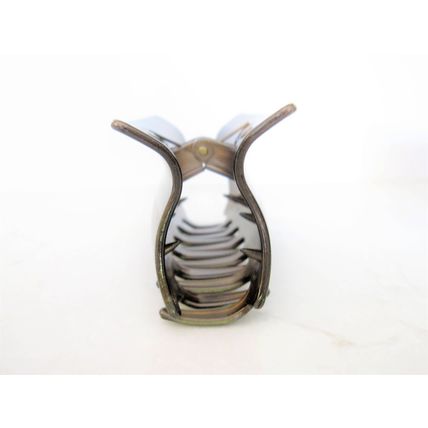 Painted marbled design acrylic hair claw clamp clips