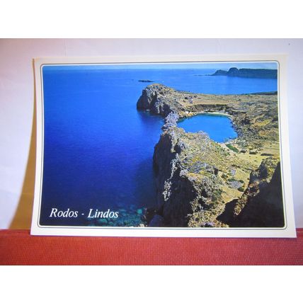 LINDOS, RODOS. RHODES . unused postcard =