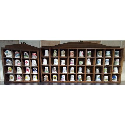 Thimble collection. 52 job lot joblot collectible