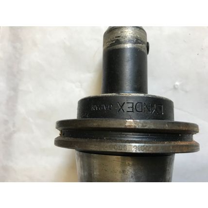 LOT 2 MIXED LYNDEX TOOL HOLDER LOT, 1/2" & 1" BORE SIZES, CAT-50 USED,SC