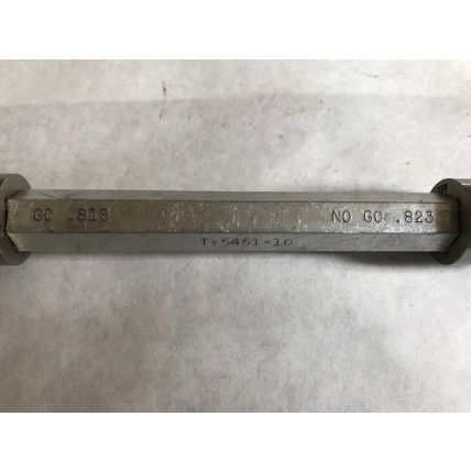 the pipe machinery 818,823 go no go plug gauge inspection gage .818 .823,AG