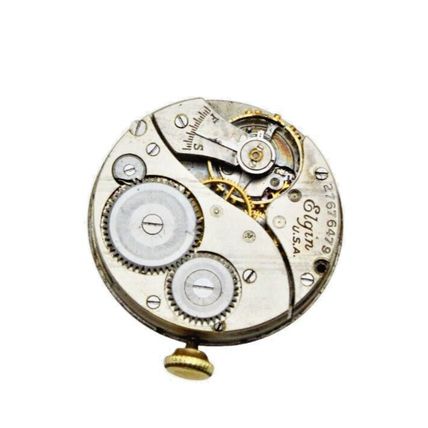 Elgin USA Grade 430 Size 6/0s 7 Jewels Vintage Watch Movement Parts or Repair