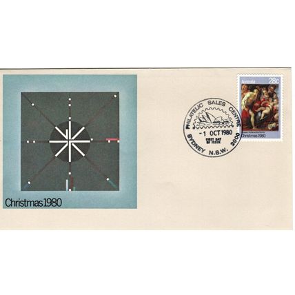 Australia 1980 Christmas, First day Cover