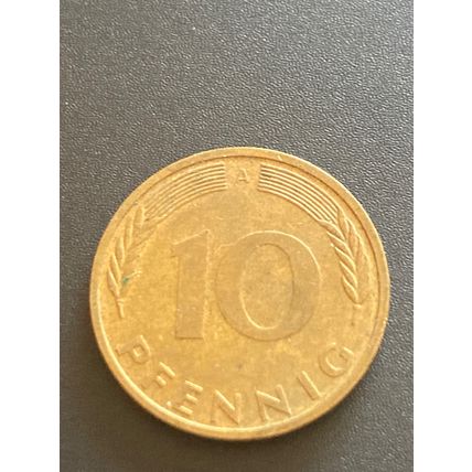 Umlaufmünze Deutschland BRD 10 Pfennig 1994 A