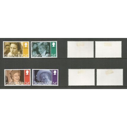Gibraltar 1986 Europa, Famous Women Mounted Mint Set SG 767 / 770