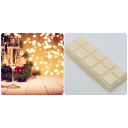 Soy Wax 50g Snap Bar Melts, scented with Sparkling Champagne Fizz fragrance oil