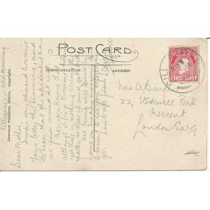 PC21164 Ross Castle. Killarney. Lawrence. 1928