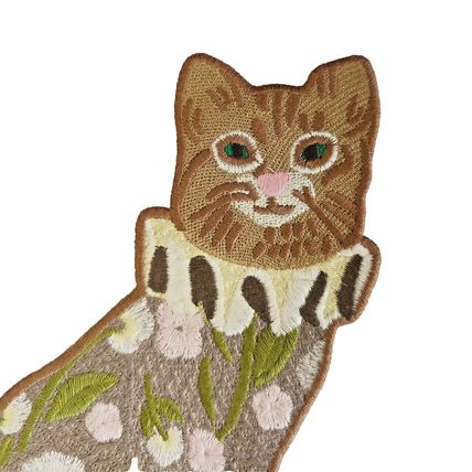 Sew on Cat Patch Embroidered Cat in a Jumper 24cm x 12cm Embellishment P361