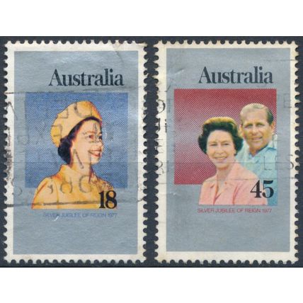 Silver Jubilee - Australia 1977 - F H - SG 645/6