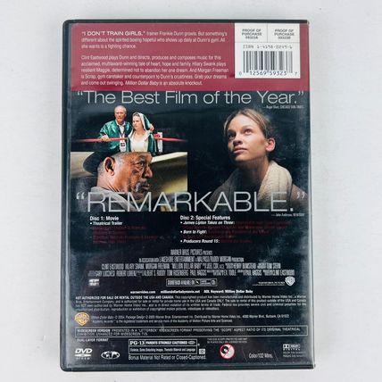 Million Dollar Baby Two-Disc Widescreen Edition DVD Hilary Swank, Clint Eastwood