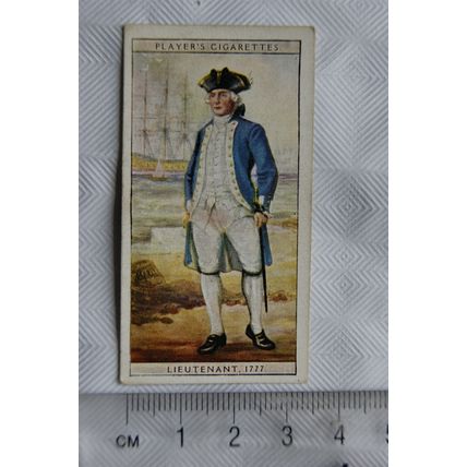 1930 Players History of Naval Dress No. 21 Lieutenant 1777