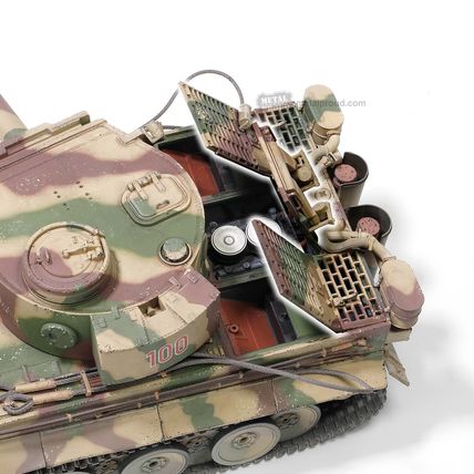 TIGER TANK PZKPFW VI SD.KFZ.181 NO. 100, 1943 EASTERN FRONT KURSK - 1/32 912043C