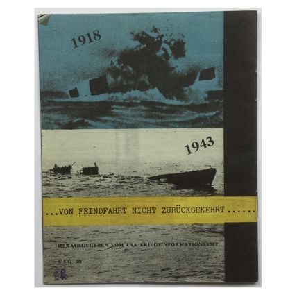 Original WW2 American Air Drop Booklet. - Code USG.10. - 1943. - Rare.