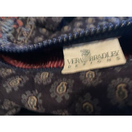 Vera Bradley Retired Classic Navy Duffel\Shoulder Bag