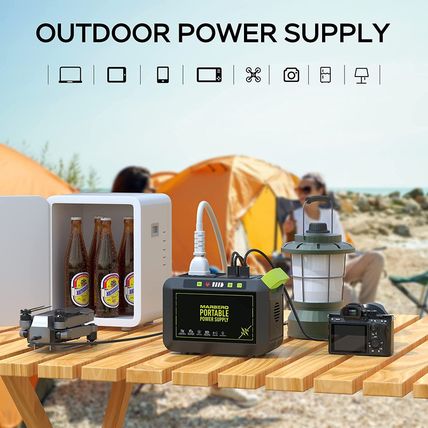 MARBERO Portable Power Station 88Wh Camping Lithium Battery Solar Generator Fast