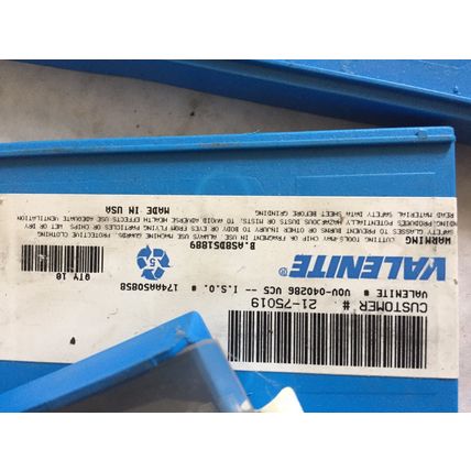 LOT 49 VALENITE 21-75019,VALENITE V0V-040286 CARBIDE INSERTS,VOV-040286 VC5,TE