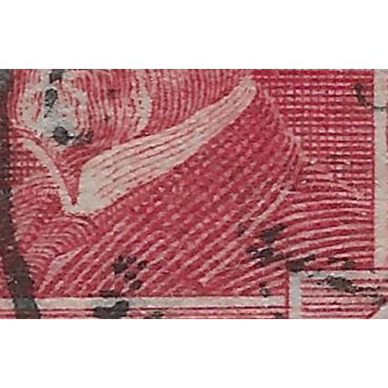 Mi 231 Wz 1 Y 7: 1 Kč carmine Defin.: Pres. Masaryk, type III, 18.75 x 21.25 mm.