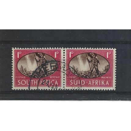 SouthAfrica.SG108 1d "Victory" Pairs.Fine Used.Aug25e