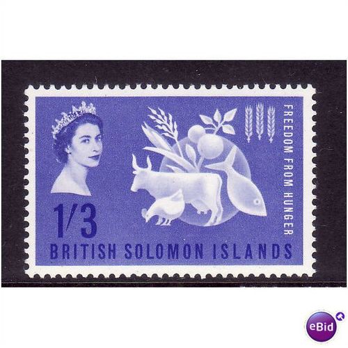SOLOMON ISLANDS 1963 FFH U/M MINT
