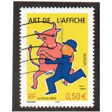 FRA 2003 50c 'EUROPA' FINE USED (EBID20-428)