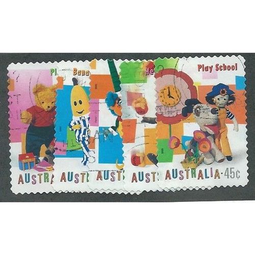 AUS 1999 SET (S/A) 'CHILDRENS TV - ' (5v) FINE USED (EBID36-764)