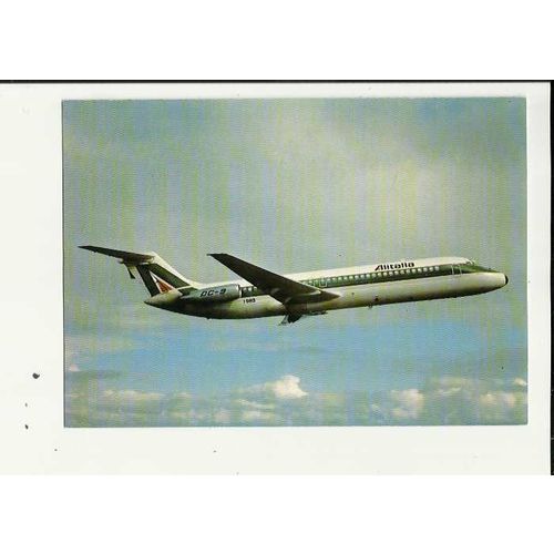 Aviation ALITALIA DC9-32 Postcard by Dixon (PNA/ 24404)
