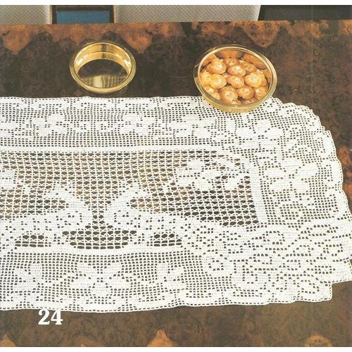 Crochet Doily Pattern Peacocks In The Garden